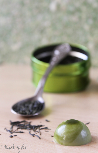 green tea lime chocolates