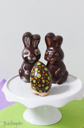 chocolate eggs and bunnies